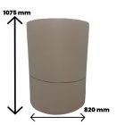 Hullámpapír tekercs - 1075 mm magas - 140 m hosszú, 2 rétegű C hullám
