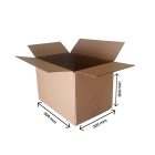 300X200X200mm kartondoboz - TF, 2x Biegelt - 3 rétegű B hullám - 1/16 EUR