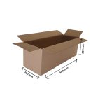 600X200X200mm kartondoboz - TF, 2x Biegelt - 3 rétegű B hullám - 1/8 EUR vékony