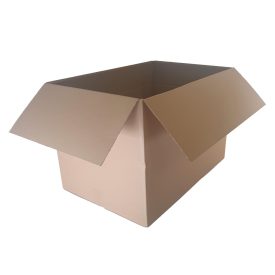   Kartondoboz - 800 X 600 X 600 mm - TF, 2x Biegelt - 3 rétegű B hullám - 1/2 EUR