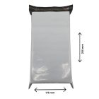 Futártasak - 250 X 175 mm - szürke színű - önzáró csomagküldő tasak